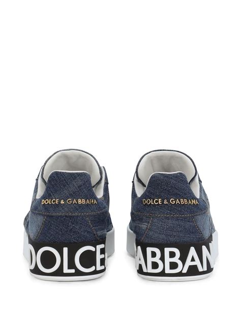 dolce and gabbana denim sneakers